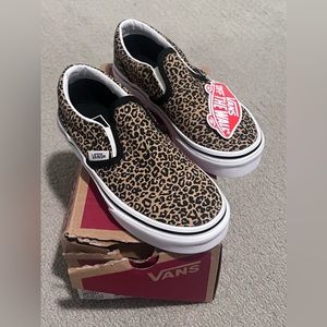 VANS Classic Slip-On Leopard Print NWT Size 12.5